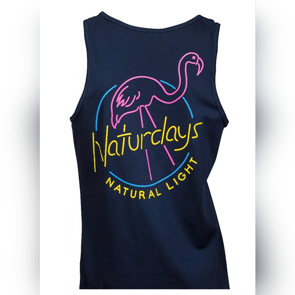 Brew City Natural Light Neon Tank - Medium, Natty Light Naturdays, Brewcore